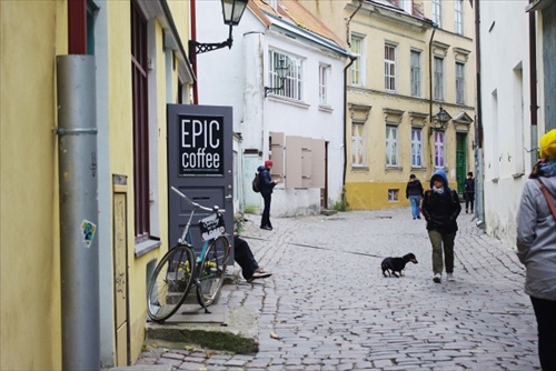エストニア旧市街の街並み
